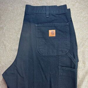 Carhartt B11 - Loose Straight Washed Duck Dungaree Black 38x30